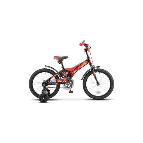 Велосипед Stels Jet 16'' Z010 9'' Чёрный/оранжевый