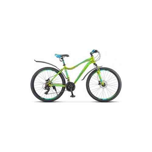 Велосипед Stels Miss-6000 D 26'' V010 15'' Жёлтый/зелёный